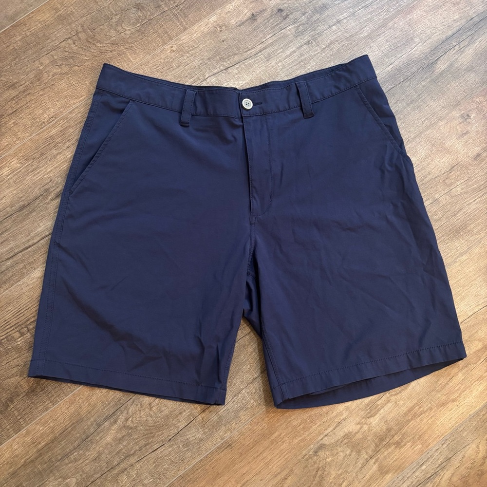 Southern Tide Navy Men's Flat Front Shorts Golf Resort Outdoor Size 36?‎